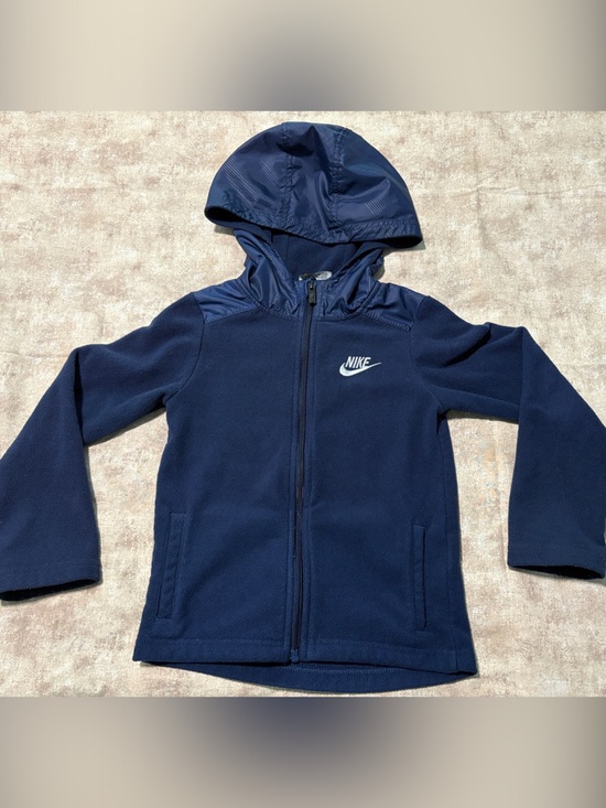Nike Other - Nike Kids Navy Blue Hooded Fleece Jacket